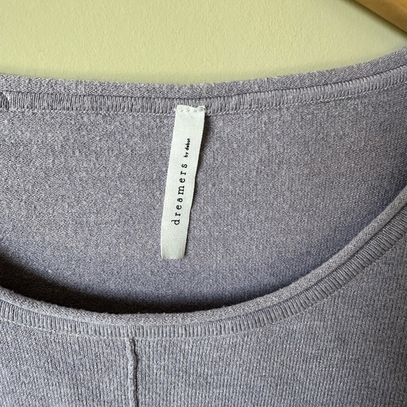 Dreamers  by Debut Crewneck Lightweight Sweater in Purple Size Medium/Large - Picture 3 of 4